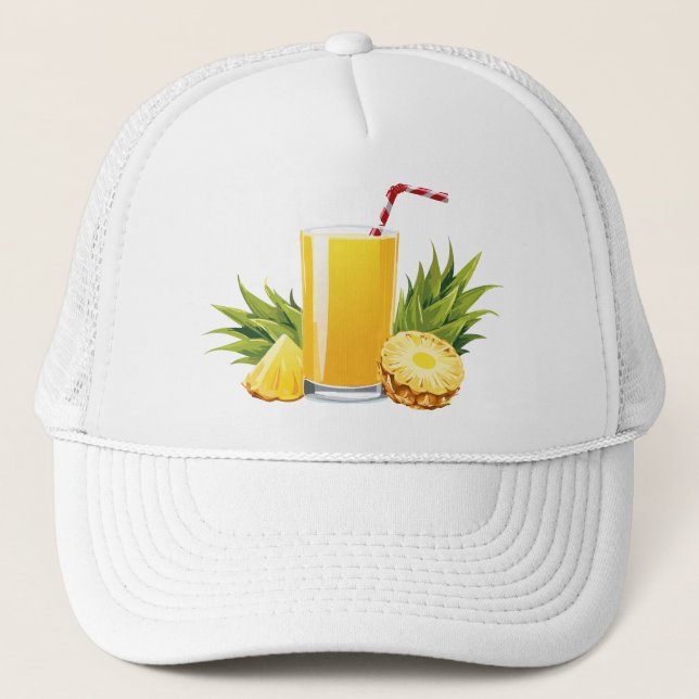 Pina Colada cocktail Trucker Hat (Front)