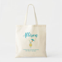 Piña Colada Tropical Wedding Bridesmaid