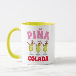 Pina Piña Colada Puerto Rican Pineapple Cocktail Mug
