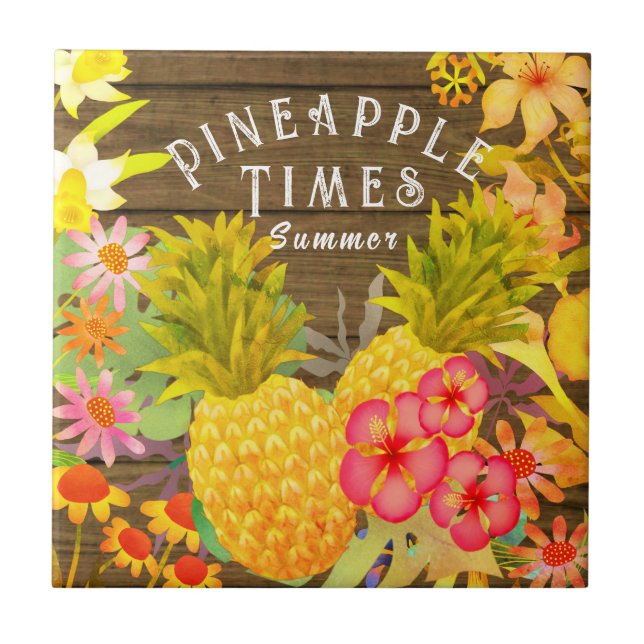 Pinapple  Pine  Tile (Front)