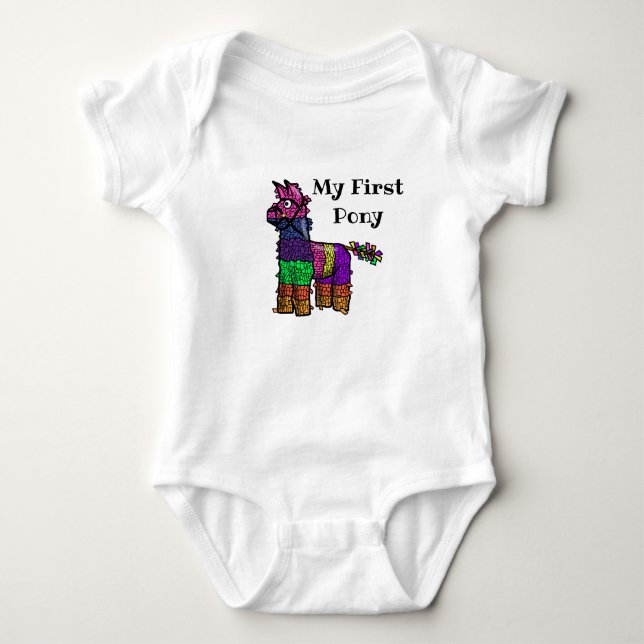 Pinata Baby Sleeper - My First Pony Bodysuit (Front)