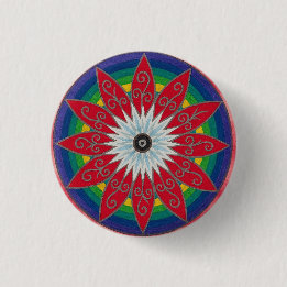 Pinata flower button