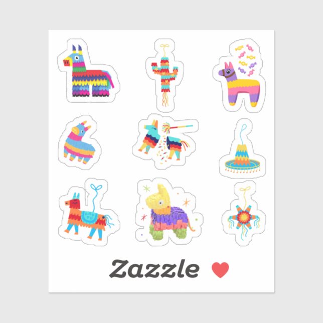 Pinata Stickers (Sheet)