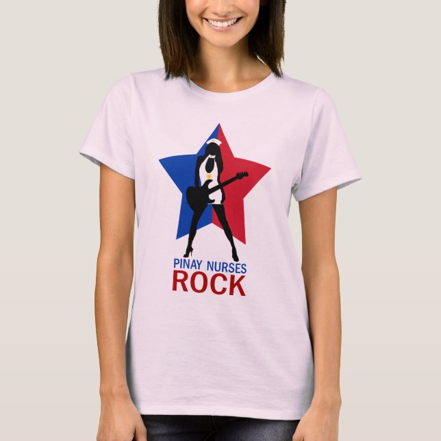 Pinay Nurses Rock T-Shirt (Front)