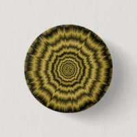 Pinback Button   Eye Boggling Explosion in Gold
