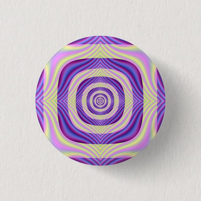 Pinback Square the Circle 3 Cm Round Badge (Front)