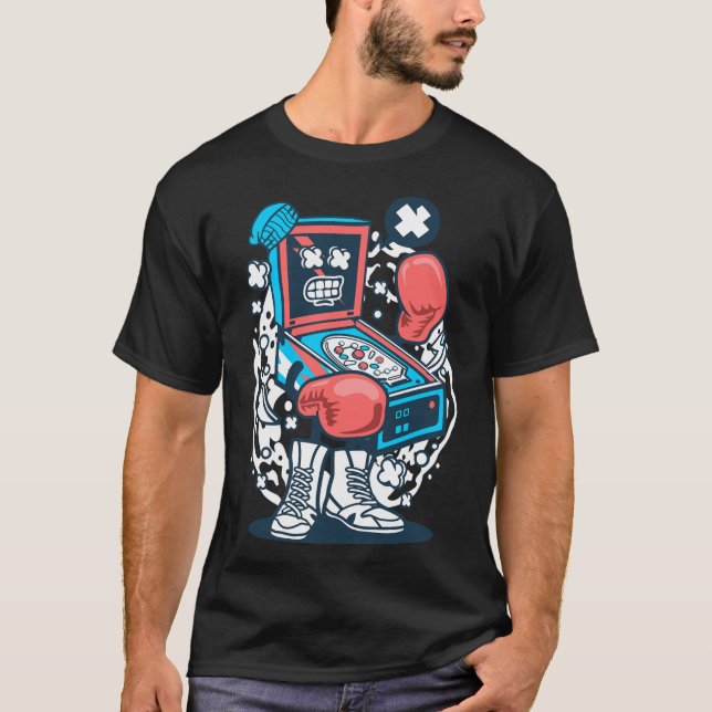 Pinball boxer T-Shirt (Front)