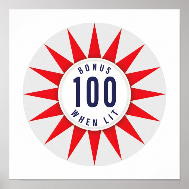 Pinball Bumper Art Poster #14 (Front)