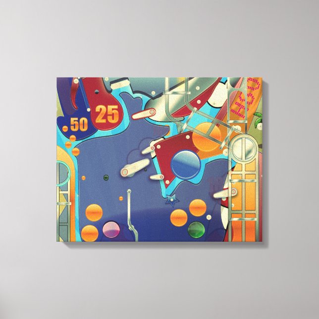 Pinball Canvas Print (Front)