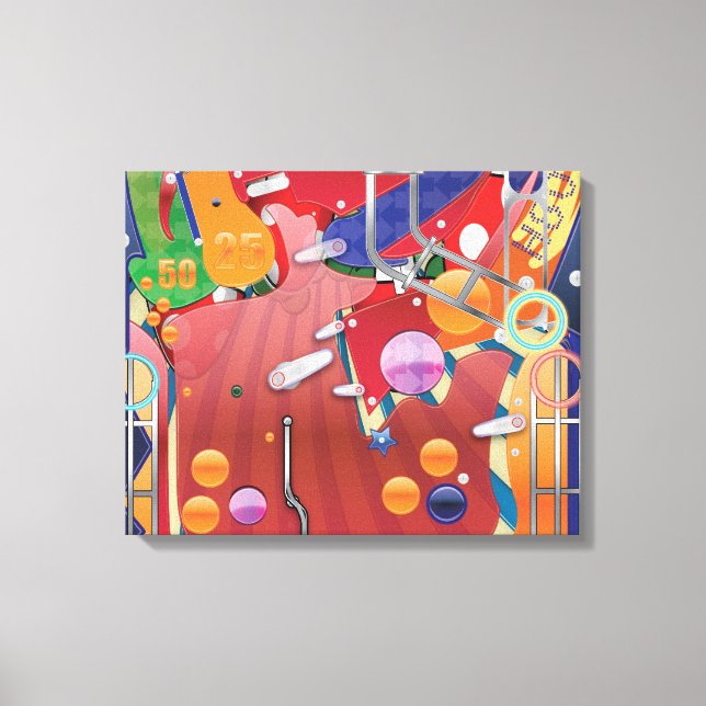 Pinball Canvas Print (Front)