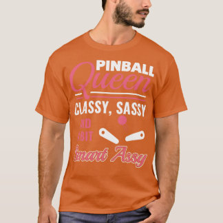 Pinball Funny Pinball Player Arcade Game Women T-Shirt