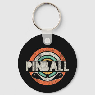 Pinball Game Vintage Key Ring