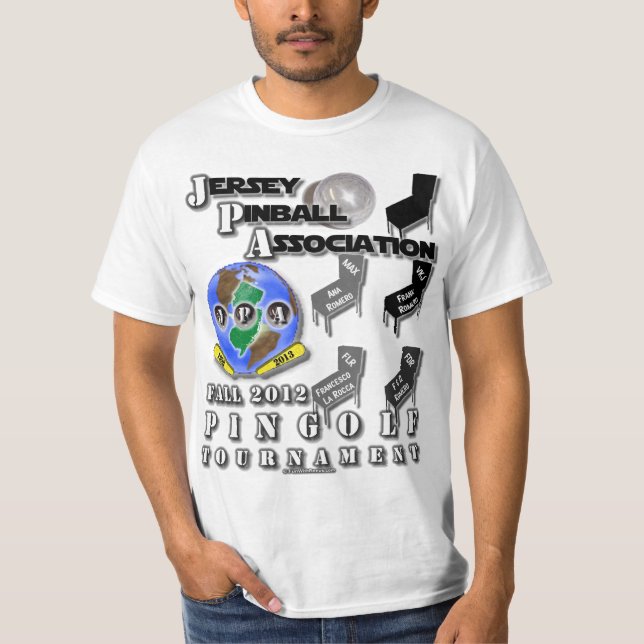 PINBALL: JPA Fall 2012 PinGolf Tournament T-shirt (Front)