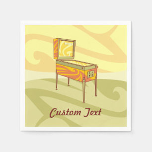 Pinball machine napkins