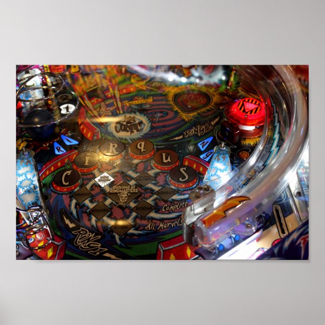 Pinball Machine Poster (Front)