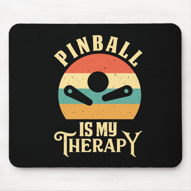 Pinball Player Non Slip Mousepad #6-4 (Front)