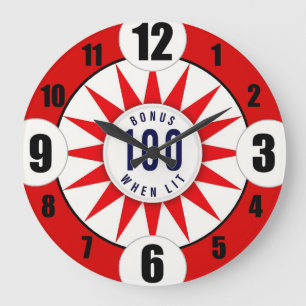 Pinball Player Wall Clock #1