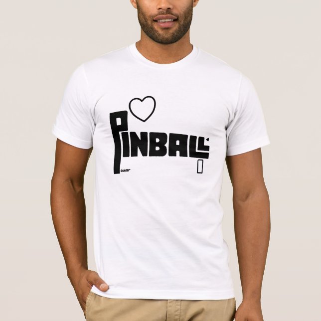 PINBALL SILHOUETTE T-Shirt (Front)