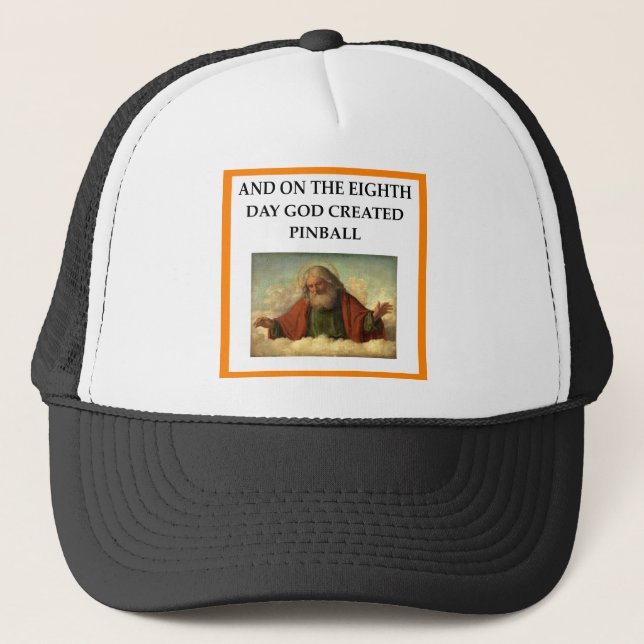 PINBALL TRUCKER HAT (Front)