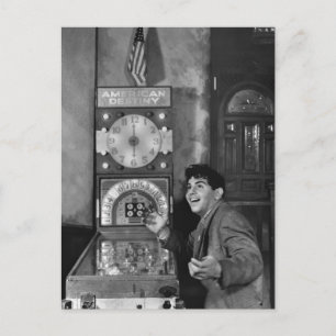 Pinball Wizard: 1940s Postcard