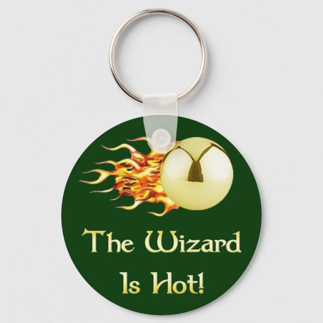 Pinball Wizard Is Hot Key Ring (Front)