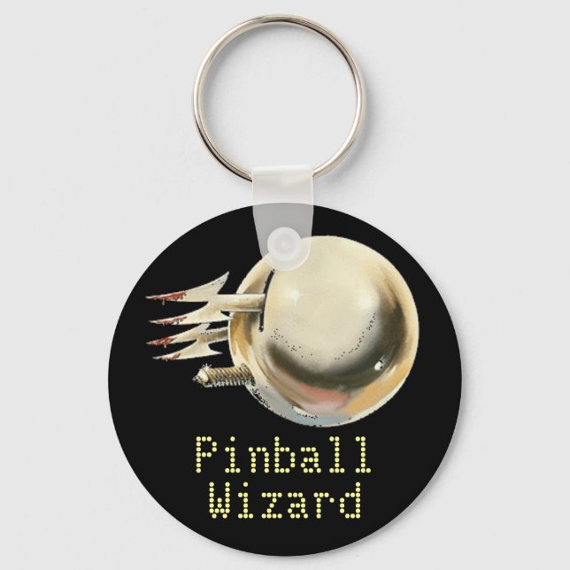 Pinball Wizard Key Ring (Front)