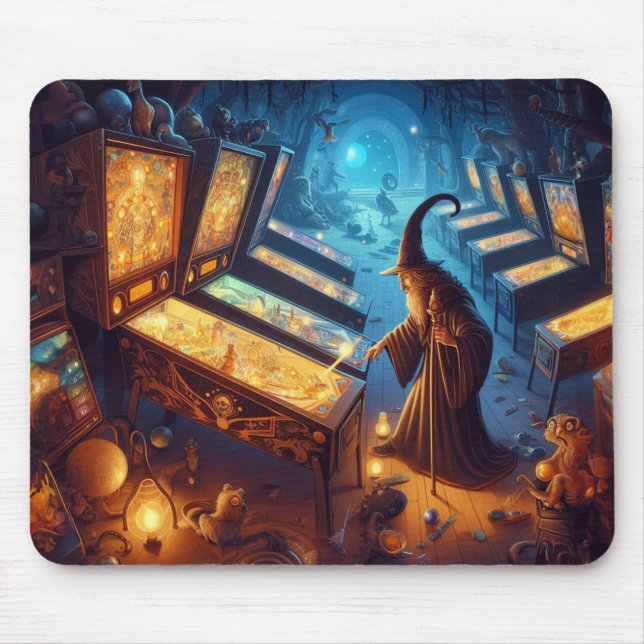 Pinball Wizard Non Slip Mousepad #3-3 (Front)