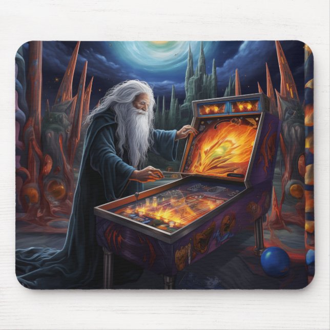 Pinball Wizard Non Slip Mousepad #3-5 (Front)