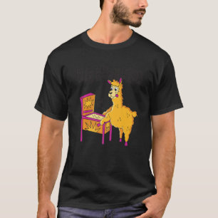 Pinballama with Fun Flipper Retro Design Premium T-Shirt