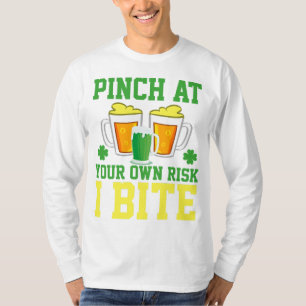 Pinch At Your Own Risk I Bite T-Shirt