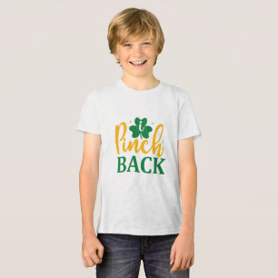 Pinch Back – Funny St. Patrick’s Day Kids’ T-Shirt Tri-Blend Shirt