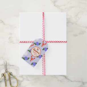 "Pinch Me! I'm One" Coastal Lobster Birthday  Gift Tags