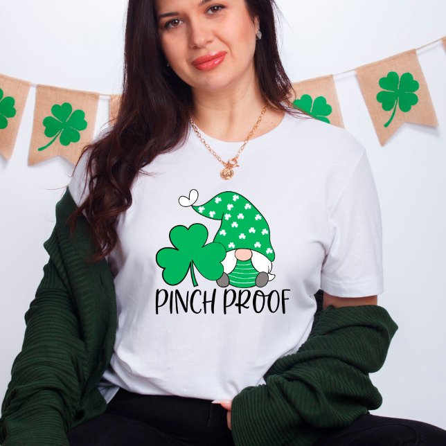 Pinch Proof Cute Gome Green Clover T-Shirt (Creator Uploaded)