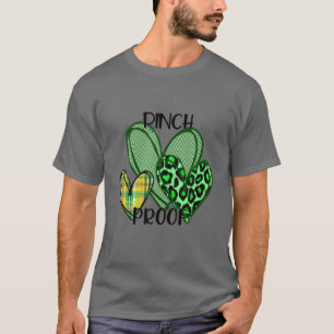Pinch Proof Funny Cute Shamrock Saint St. Patrick' T-Shirt
