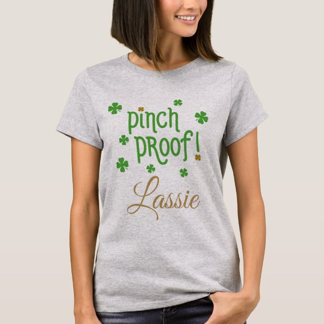 Pinch Proof Lassie T-Shirt (Front)