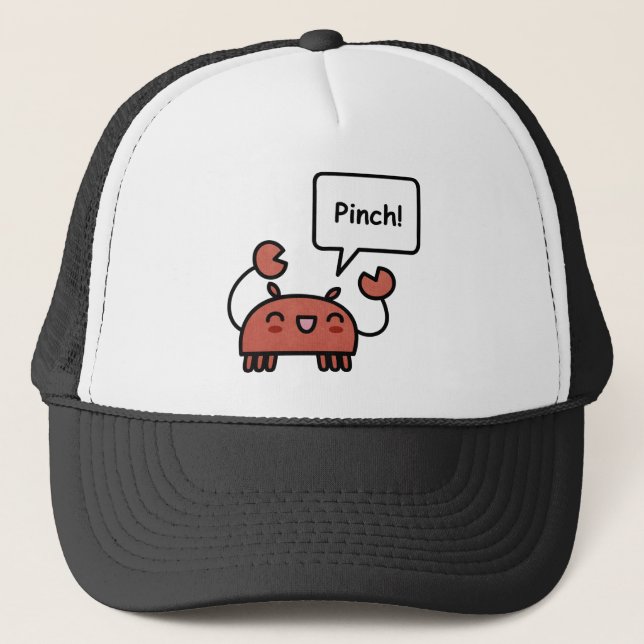 Pinchy Crab Trucker Hat (Front)