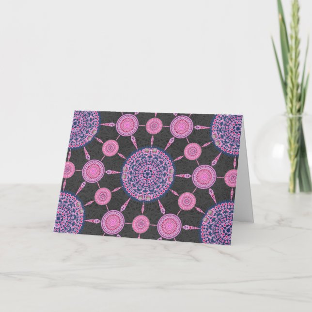 Pincushion Cactus Birthday Card (Front)