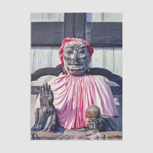 Pindola Bharadvaja Buddhist statue - Nara, Japan Tissue Paper