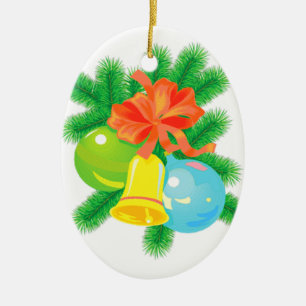 Pine and Decorations Ornament
