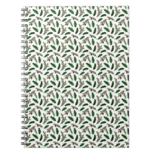 Pine and holly notebook