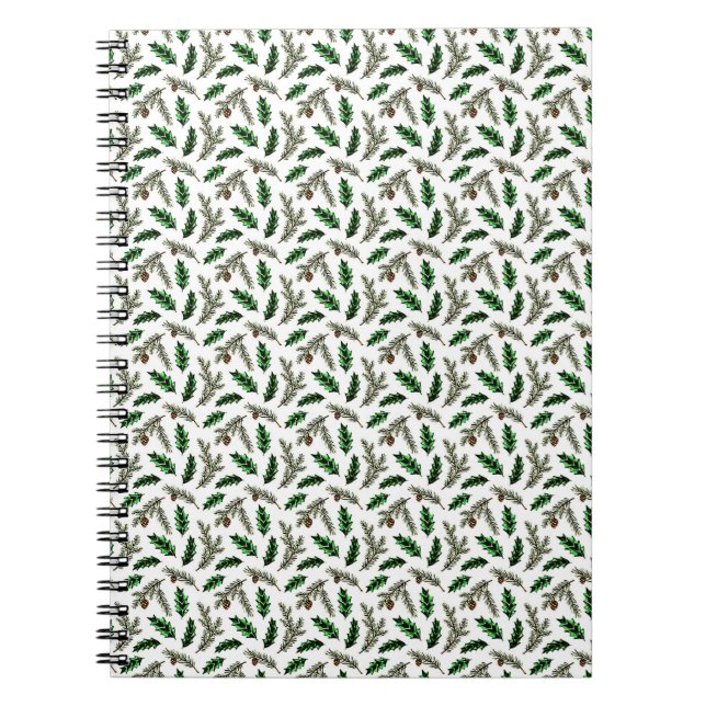 Pine and holly  notebook (Front)