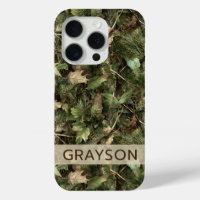 Pine and Leaves Camouflage Personalised