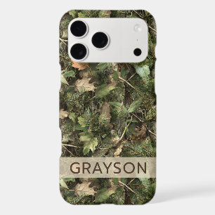 Pine and Leaves Camouflage Personalized