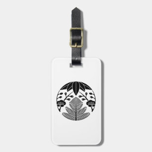 Pine bamboo ume luggage tag