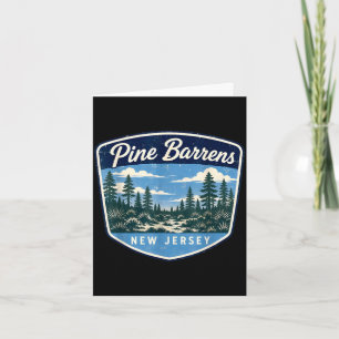 Pine barrens new jersey forest nature outdoor card