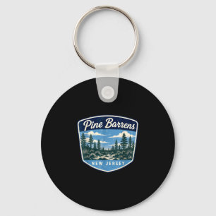 Pine barrens new jersey forest nature outdoor key ring