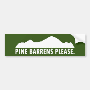 Pine Barrens Please Bumper Sticker