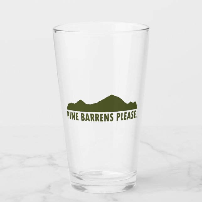 Pine Barrens Please Glass (Front)