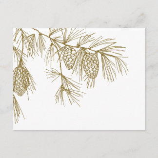 Pine Boughs RSVP Card