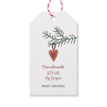 Pine Branch + Ornament - Handmade with Love